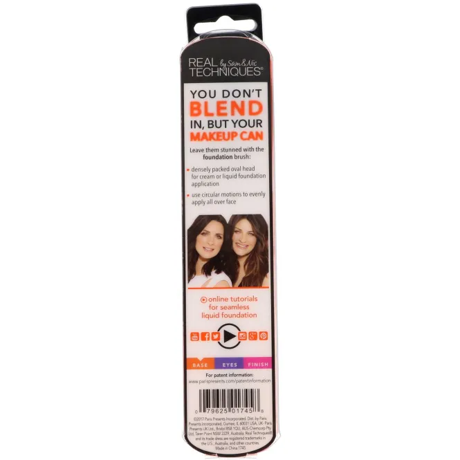 Real Techniques, Blend + Blur, Base, Foundation , 1 Brush