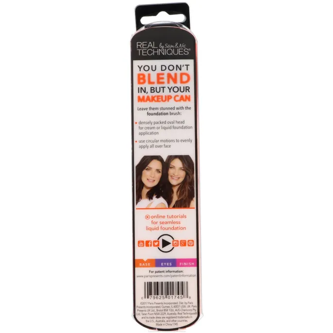 Real Techniques, Blend + Blur, Base, Foundation , 1 Brush