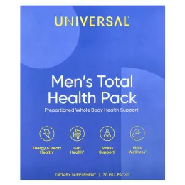 Universal U, Men's Total Health Pack, 30 Pill Packs