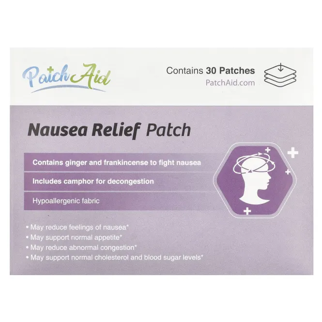 PatchAid, Патчи для облегчения тошноты, 30 шт.