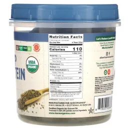 BareOrganics, Порошок из органического конопляного протеина, 227 г (8 унций)