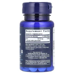 Life Extension, Цинковые пастилки с натуральным цитрусовым апельсиновым вкусом, 60 пастилок