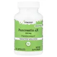 Vitacost, панкреатин 4X, 500 мг, 50 капсул