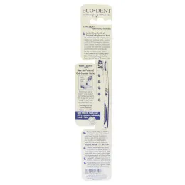 Eco-Dent, Terradent Med5 зубная щетка для взрослых средней жесткости, 1 зубная щетка, 1 запасная насадка