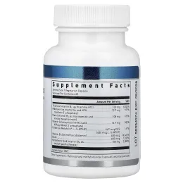 Douglas Laboratories, комплекс витаминов группы B с Metafolin® L-5-MTHF, 60 вегетарианских капсул