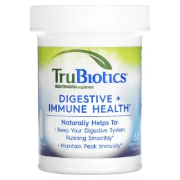 TruBiotics, Здоровье пищеварительной и иммунной систем, 60 вегетарианских капсул