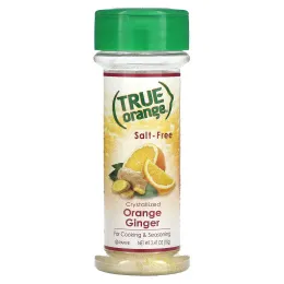 True Citrus, True Orange, кристаллизованный апельсин и имбирь, 70 г (2,47 унции)