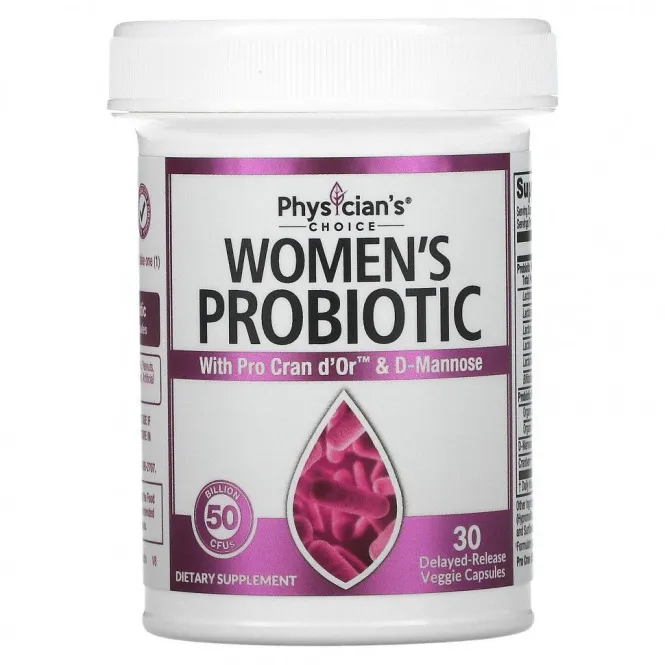 Physician's Choice, Women's Probiotic 50 Billion, 30 Vegetarian Capsules