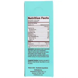 Wedderspoon, Manuka Honey Plus, Clarity, Chocolate Caramel with Sunflower Seedbutter, 5 Pouches, 1.1 oz (30 g) Each