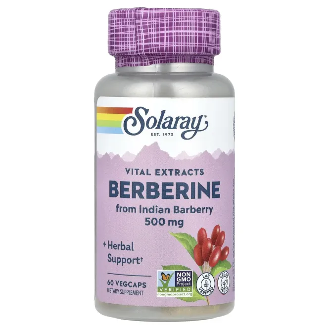 Solaray Berberine 500mg, 60 VegCaps