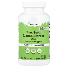 Vitacost, Flax Seed Lignan Extract, 40 mg, 120 Capsules