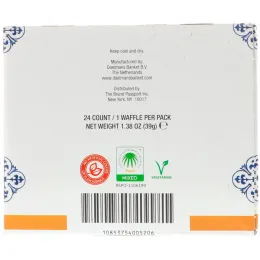 Daelmans, Стропвафли, карамель, 24 шт., 1,38 унции (39 г) каждая