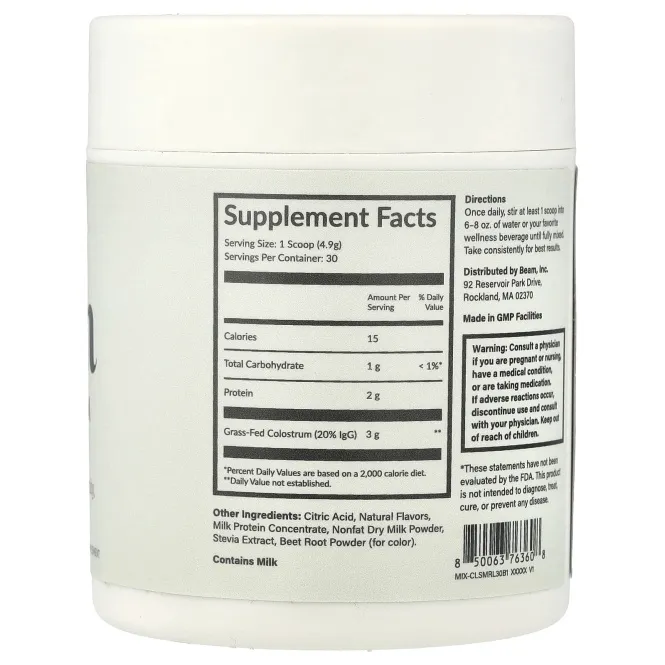 Beam, молозиво, малина и лимон, 147 г (5,18 унции)