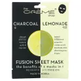 The Creme Shop, Fusion Beauty, тканевая маска, древесный уголь и лимонад, 5 шт., 125 г (4,40 унции)