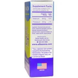 Alkazone, Нормализация рН-баланса, антиоксиданты с щелочными минералами, 1,25 унции (37 мл)