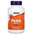 Now Foods, PABA, 500 мг, 100 капсул
