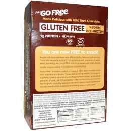 NuGo Nutrition, Безглютеновый батончик с темным шоколадом, орехами и сухофруктами, 12 шт по 45 г каждый