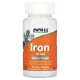 NOW Iron 18 mg, 120 вегетарианских капсул