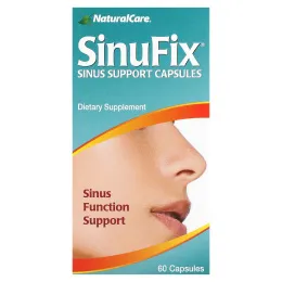 NaturalCare, SinuFix, здоровье носовых пазух, 60 капсул