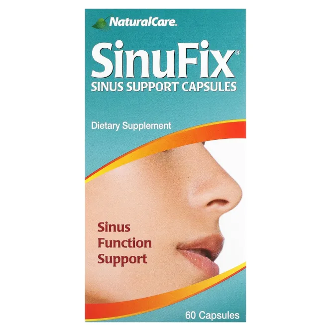 NaturalCare, SinuFix, здоровье носовых пазух, 60 капсул