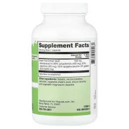 Vitacost, экстракт зелёного чая, 500 мг, 300 капсул