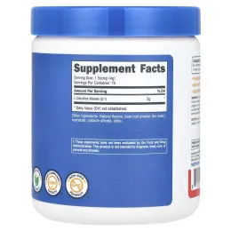 Nutricost, L-цитруллин малат 2: 1, фруктовый пунш, 300 г (10,7 унции)