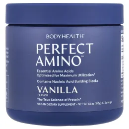 BodyHealth, Perfect Amino ™, ваниль, 186 г (6,6 унции)