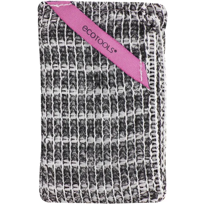 EcoTools, Салфетка для ванной, пропитанная активированным углем, 1 салфетка