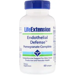 Life Extension, Endothelial Defense, Полноценный комплекс с гранатом, 60 мягких таблеток