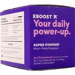 VitalizeLabs, Eboost Super порошок Асаи Гранат 20 шт