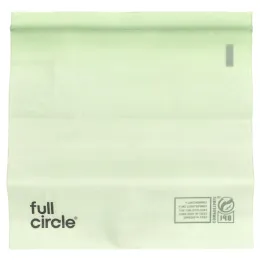 Full Circle, Пакеты для сэндвичей на молнии, компостируемые, 25 пакетов