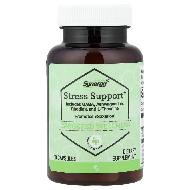 Vitacost, Synergy®, добавка для снятия стресса, 60 капсул