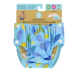 Charlie Banana, Многоразовый подгузник для плавания с удобными застежками, очень большой, 1 подгузник
