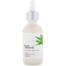 InstaNatural, Сыворотка с гиалуроновой кислотой и витамином C, 2 ж. унц.(60 мл)