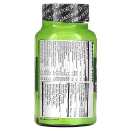 NATURELO, Полноценный мультивитаминный комплекс из цельных продуктов, 60 вегетарианских капсул