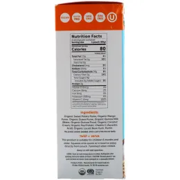 NurturMe, Органическая альтернатива йогурту, батат, манго, гуайява, 4 пакетика, по 99 г каждый