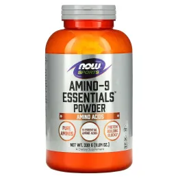 Now Foods, Sports, порошок Amino-9 Essentials, 11,64 унции (330 г)