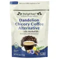DelighTeas, аюрведическая травяная смесь, одуванчик и цикорий, альтернатива кофе, без кофеина, 170 г (6 унций)