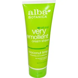 Alba Botanica, Очень смягчающий крем для бритья, кокос-лайм, 227 г (8 унций)