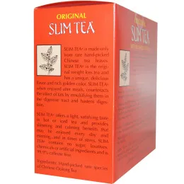 Hobe Labs, Чай для похудения Slim Tea, оригинальный, 60 пакетиков, 4,20 унции (120 г)