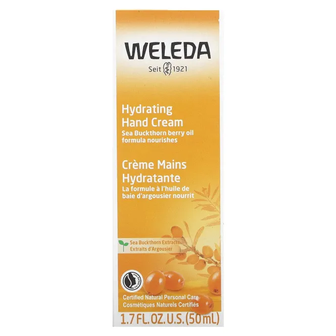 Weleda, Увлажняющий крем для рук, экстракты облепихи, 50 мл (1,7 жидк. унц.)