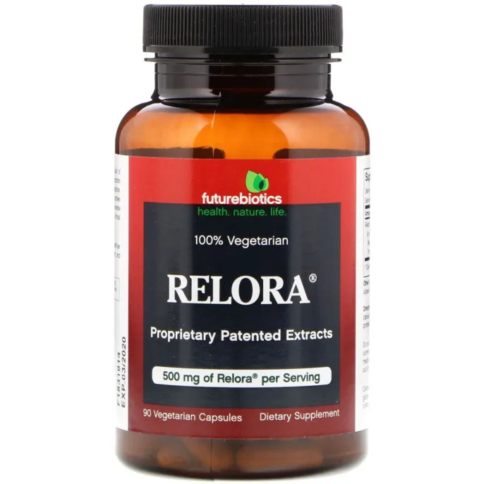FutureBiotics, Relora, 500 mg , 90 Vegetarian Capsules