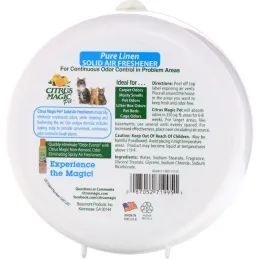 Citrus Magic, Твердый освежитель воздуха, Pure Linen, 8 унц. (227 г)