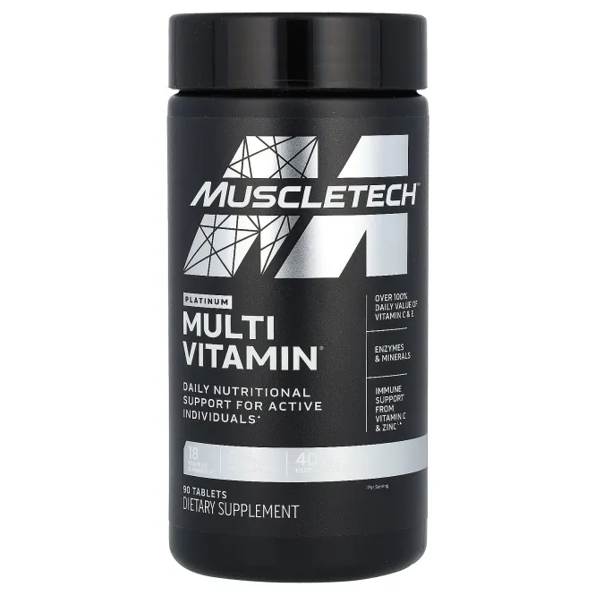 Muscletech, Platinum, мультивитамины, 90 таблеток