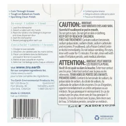 Tru Earth, Моющее средство для посудомоечной машины, без отдушек, 30 таблеток