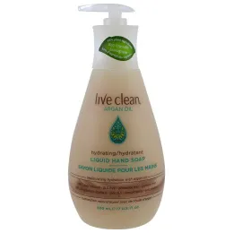 Live Clean, Увлажняющее жидкое мыло для рук, аргановое масло, 17 жидк. унц. (500 мл)