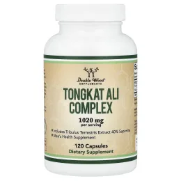 Double Wood Supplements, комплекс с эврикомой длиннолистой, 120 капсул