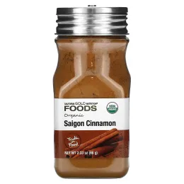 California Gold Nutrition, Foods, органическая сайгонская корица, 66 г (2,33 унции)