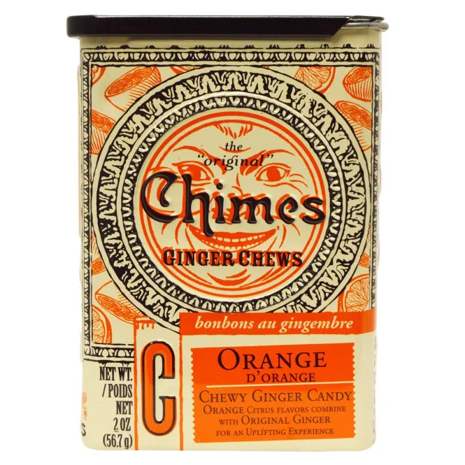 Chimes, Ginger Chews, Orange, 2 oz.