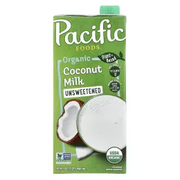 Pacific Foods, органическое кокосовое молоко, без подсластителей, 946 мл (32 жидк. унции)